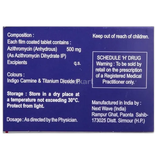 zady 500mg tablet 5's